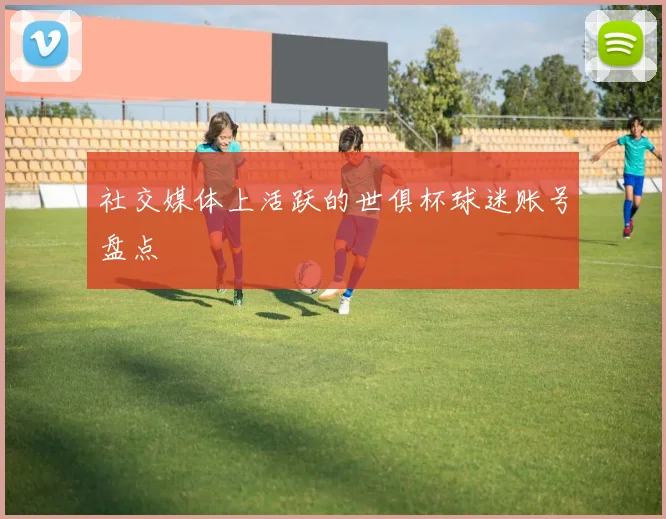 社交媒体上活跃的世俱杯球迷账号盘点